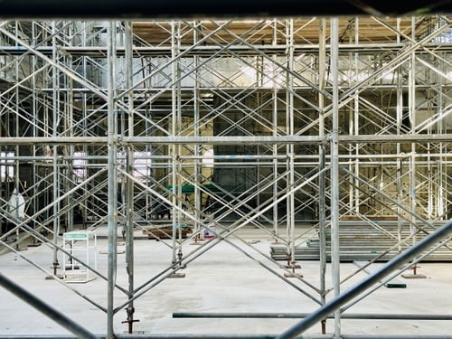[JP]足場_建設現場
