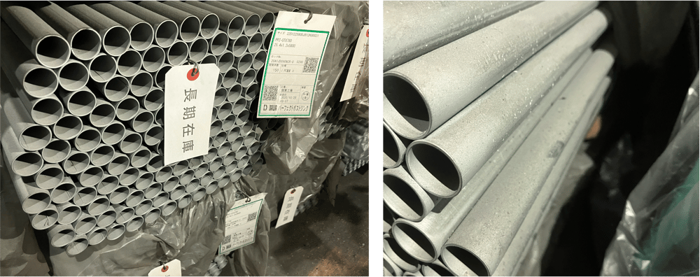 【No.10】2020年10月製造 農業資材 STXφ25.4 x 1.2 x 5,800