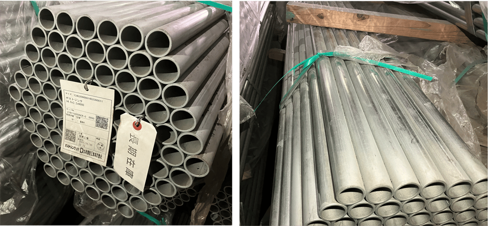 【No.2】2021年11月製造 農業資材 φ34.0x3.2x6,000