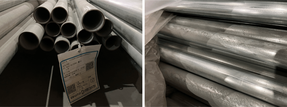 B.【JP】【No.125】2022年8月製造 農業資材 STX 31.8x2.0x7,200.23.4.4