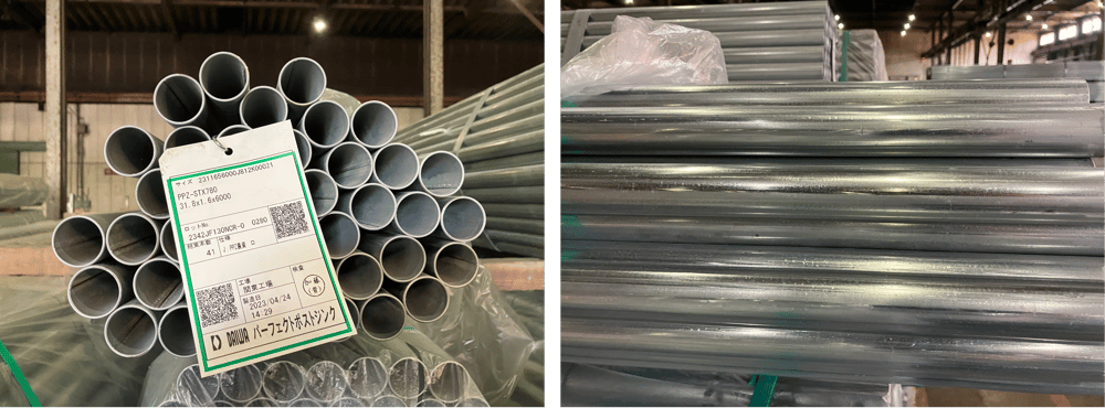 B.【JP】【No.142】 2023年4月製造 農業資材 PPZSTX 31.8x1.6x6,000.23.6.7