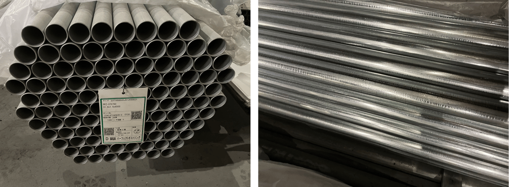 B.【JP】【No.154】 2023年4月製造 農業資材 PPZSTX 31.8x1.6x6,500 (118ピックアップ)20231108