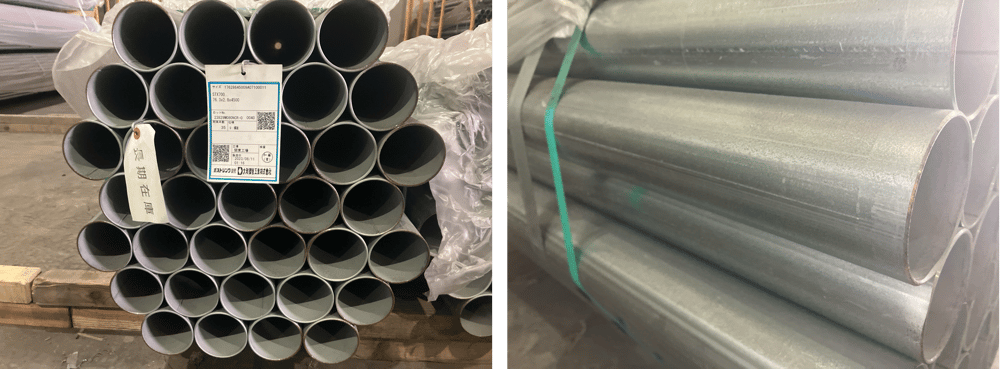 B.【JP】【No.177】 2023年8月製造 標識管 STX 76.3x2.8x4,500 (924ピックアップ)20240924