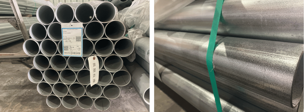 B.【JP】【No.178】 2022年12月製造 標識管 STX 76.3x2.8x4,650 (924ピックアップ)20240924