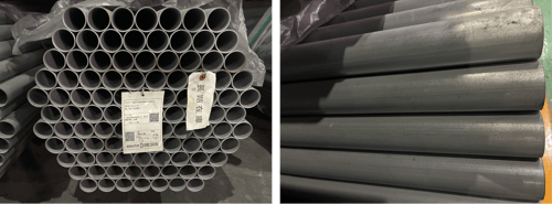 B.【JP】【No.204】 2024年11月製造 構造用メッキ鋼管 PZ 42.7x2.3x6,600 (930ピックアップ)20250930