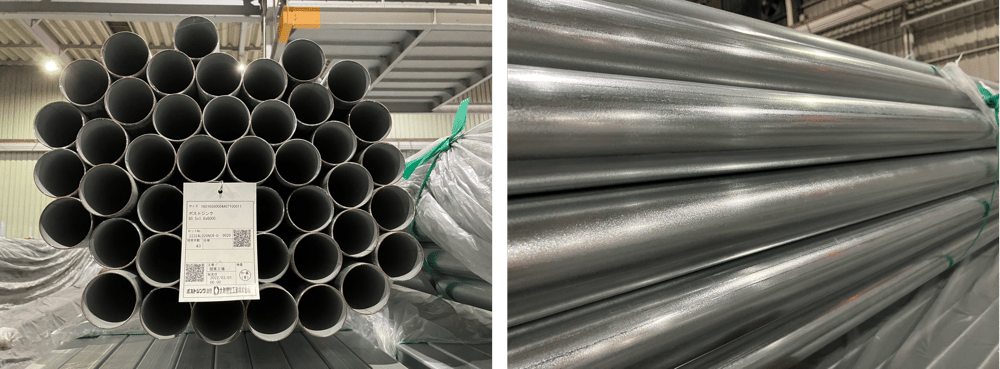 B.【JP】【No.55】2022年3月製造 標識管 PZ 60.5x1.6x6,000