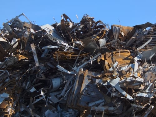 [JP]鉄スクラップの山