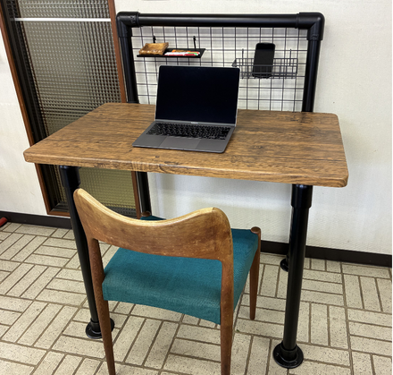 [JP]DIY PCデスクDIY黒管机完成1