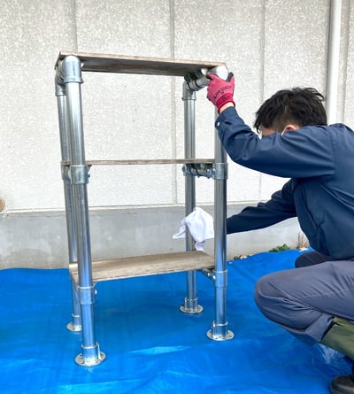 [JP]DIY棚を拭く