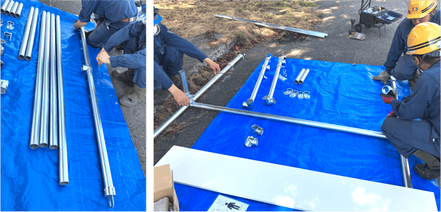 ［JP］サンシェードDIY組み立て1