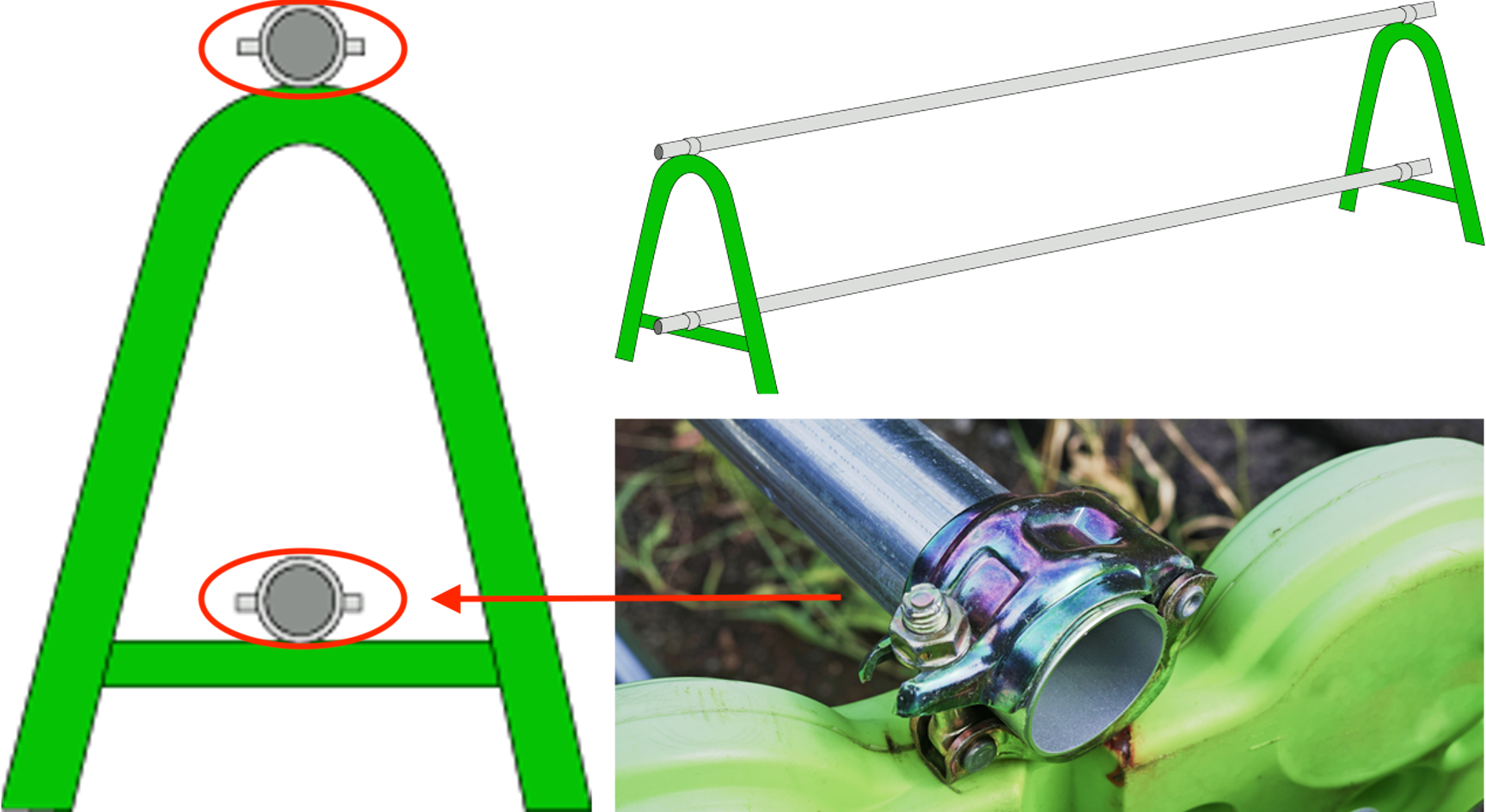 お気に入り 単管バリケード A型バリケード